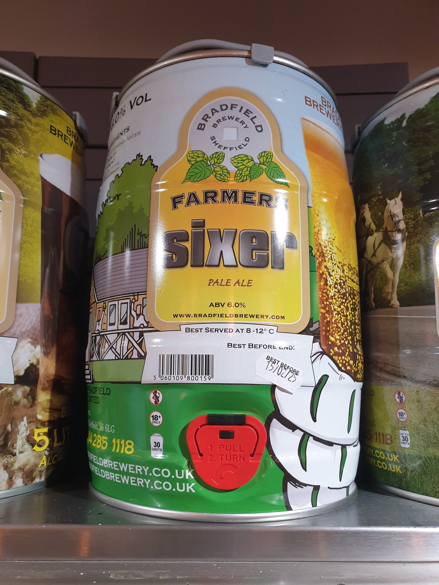 Bradfield Brewery - Farmers Sixer - 5l Mini Keg