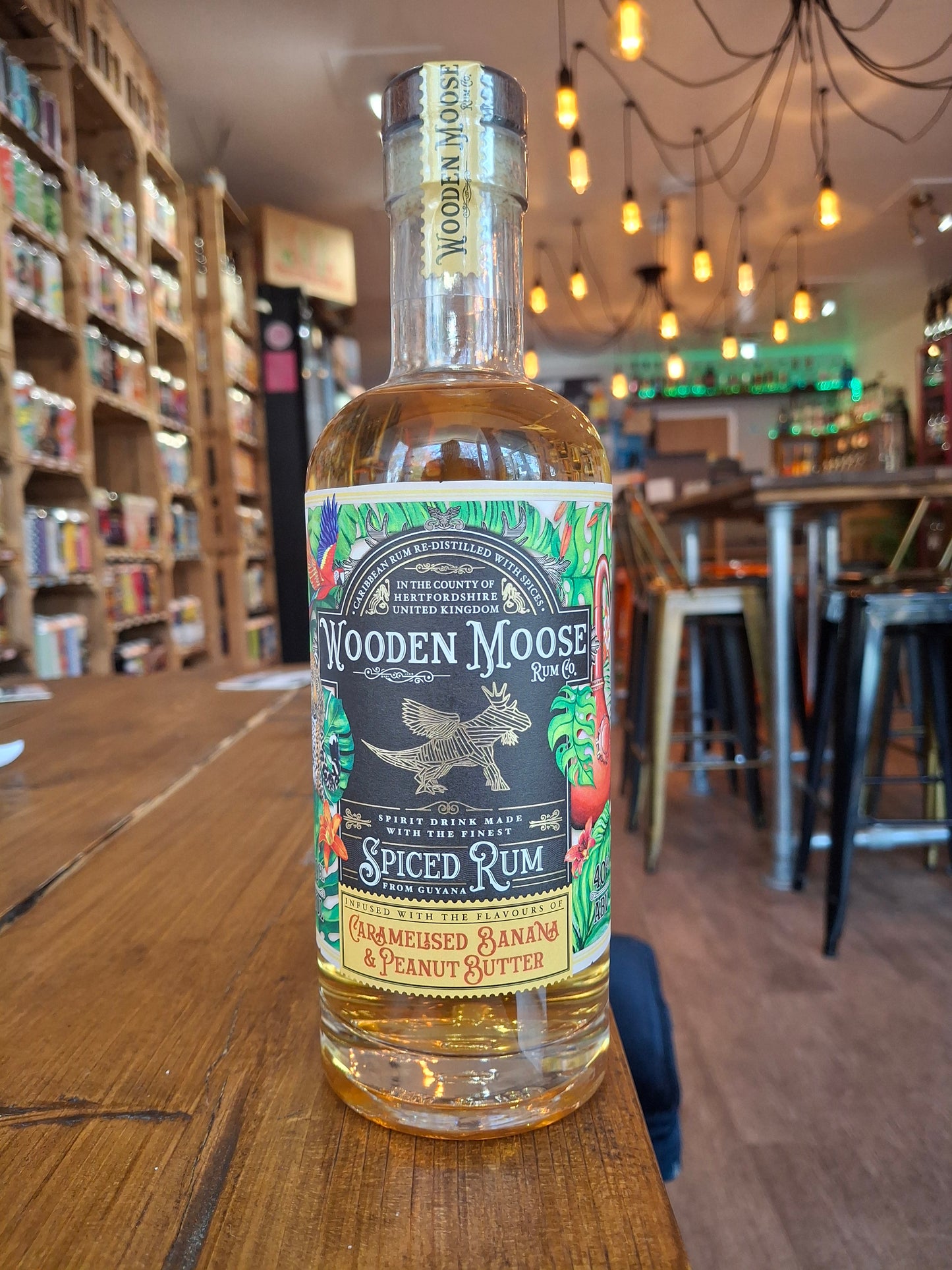 Wooden Moose - Caramelised Banana & Peanut Butter Rum 50cl