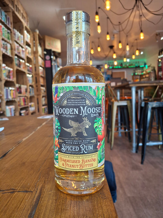Wooden Moose  - Caramelised Banana & Peanut Butter  Rum 50cl