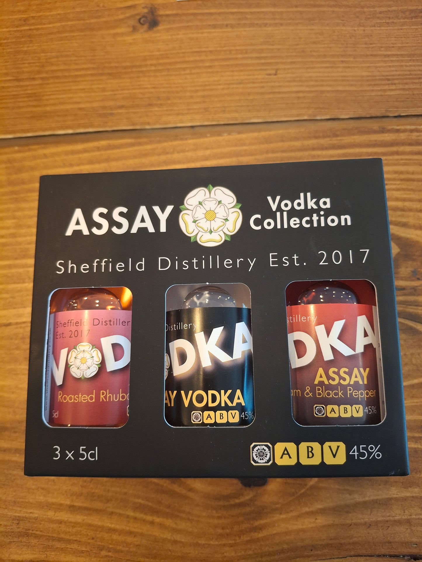 Sheffield Distillery - Assay Vodka Collection Gift Box 3 x 5cl