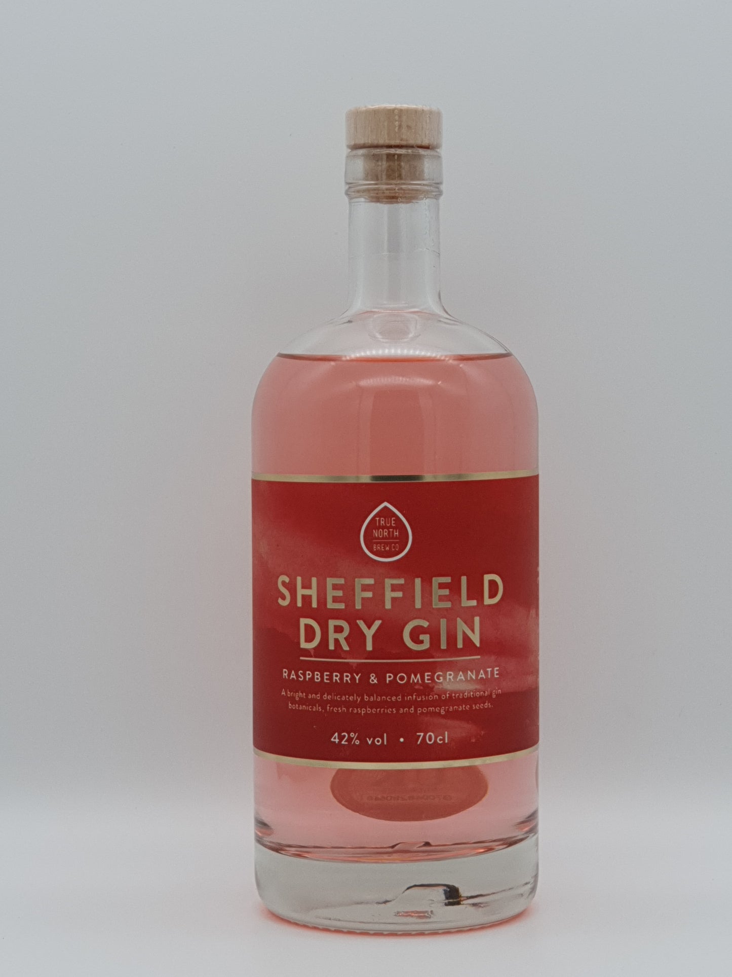 True North Brew Co - Sheffield Dry Gin Raspberry & Pomegranate 70cl