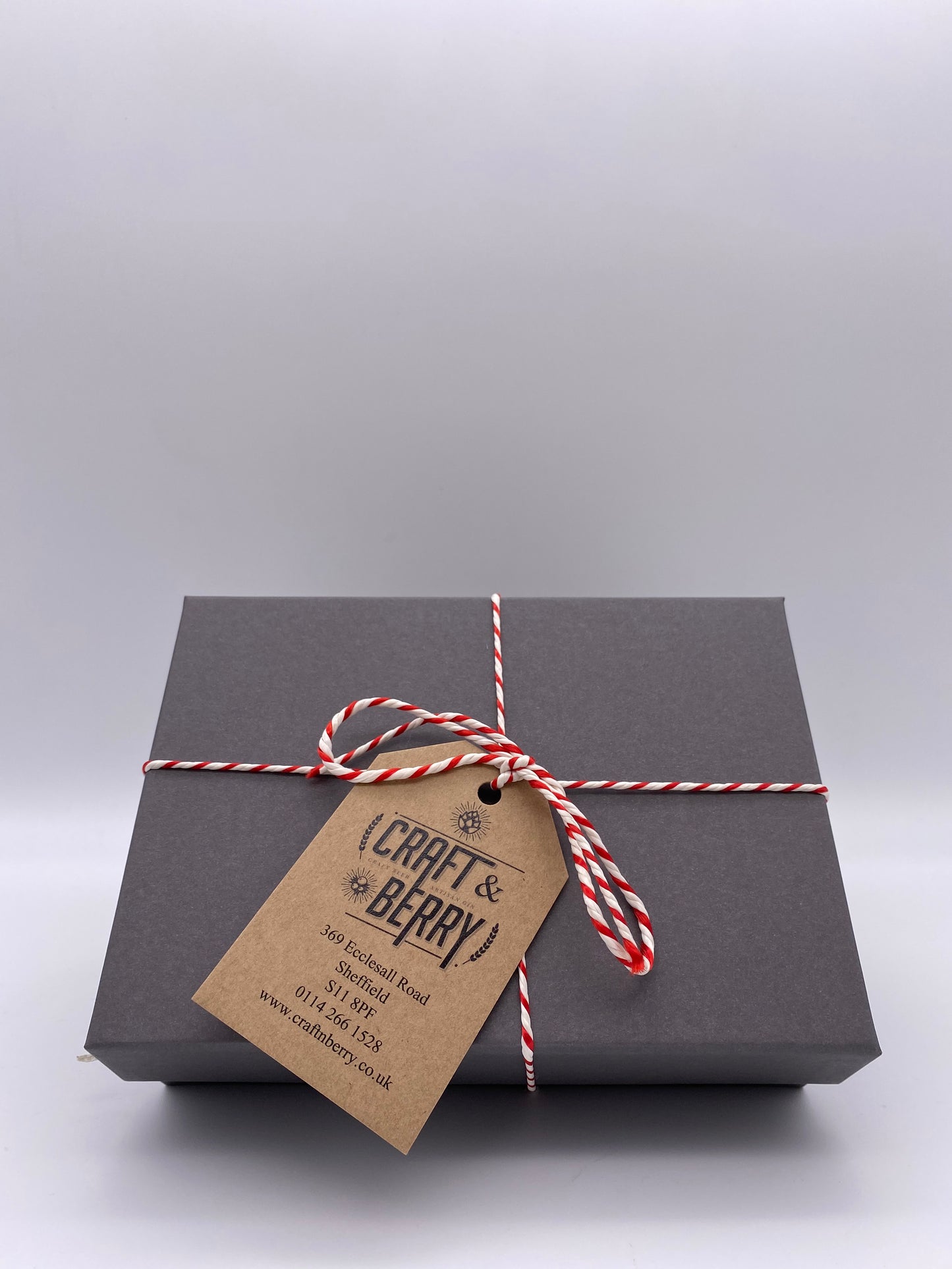 Gin Miniatures Gift Box with packing and wrapping