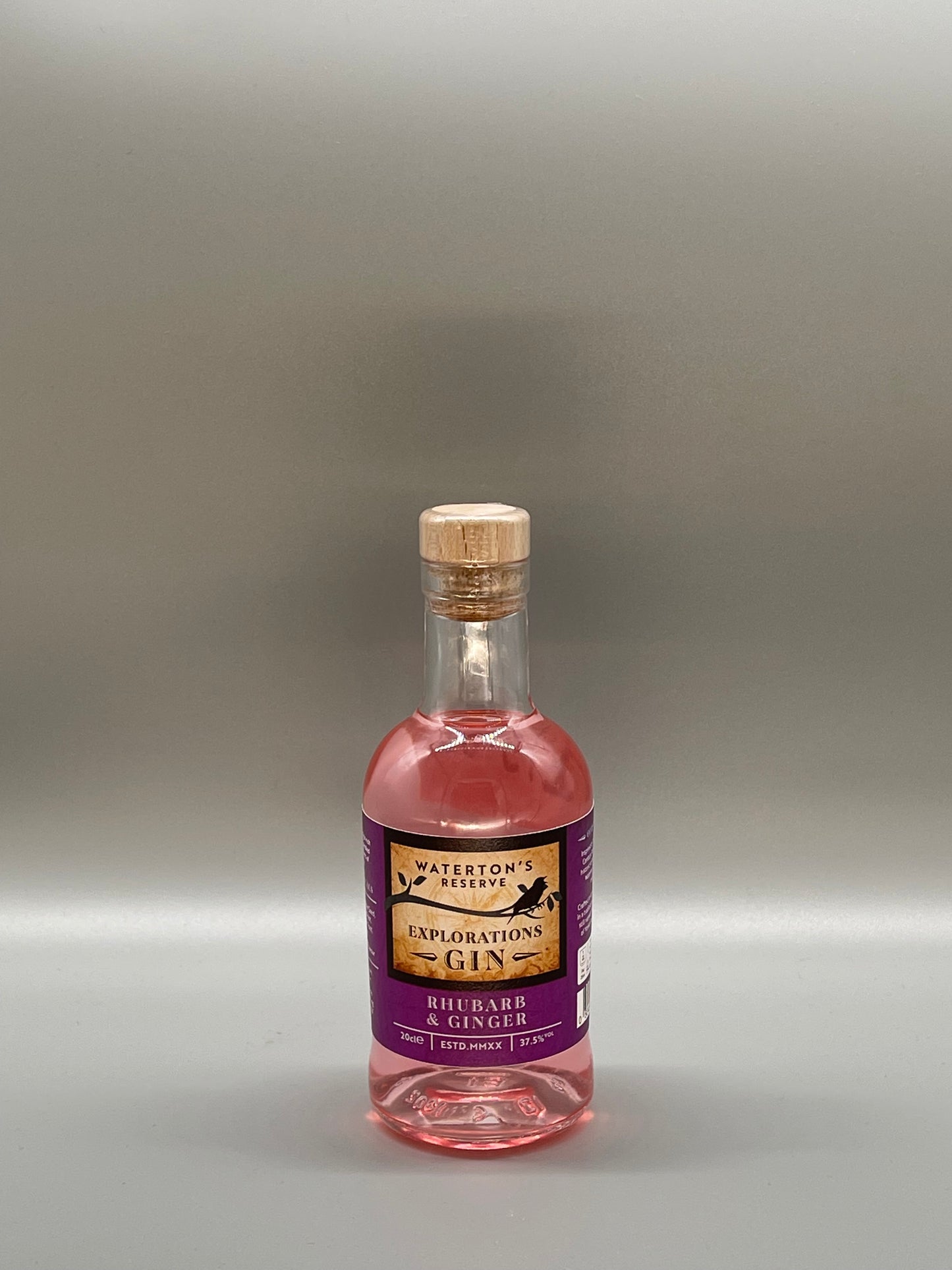 Waterton's Reserve - Explorations Rhubarb & Ginger Gin 20cl