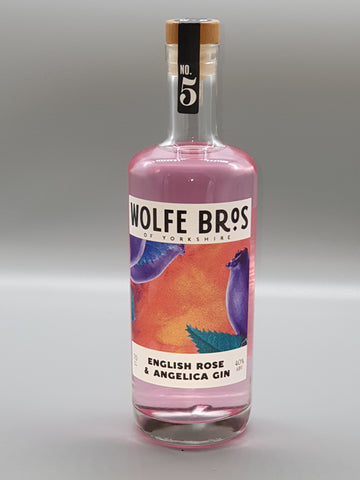Wolfe Bros  - English Rose & Angelica  Gin  70cl
