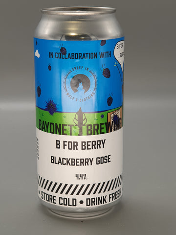 Bayonet Brewing - B For Berry - Blackberry Gose