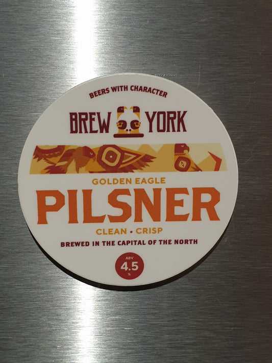Brew York - Golden Eagle   - 1 Litre Growler (inc growler Bottle)
