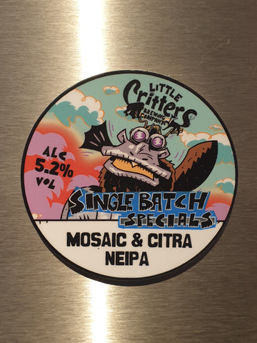 Little Critters - Mosaic & Citra NEIPA  - 1 Litre Growler (inc growler Bottle)