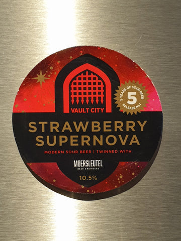 Vault City - Strawberry Supernova  -   1 Litre Growler (inc growler Bottle)