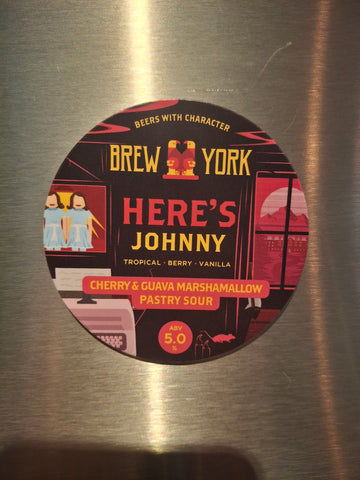 Brew York - Here's Johnny   - 1 Litre Growler Refill