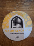 Vault City  - Cloudy Lemonade  -   1 Litre Growler Refill