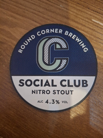 Round Corner Brewing  - Social Club  - 1 Litre Growler (inc growler Bottle)