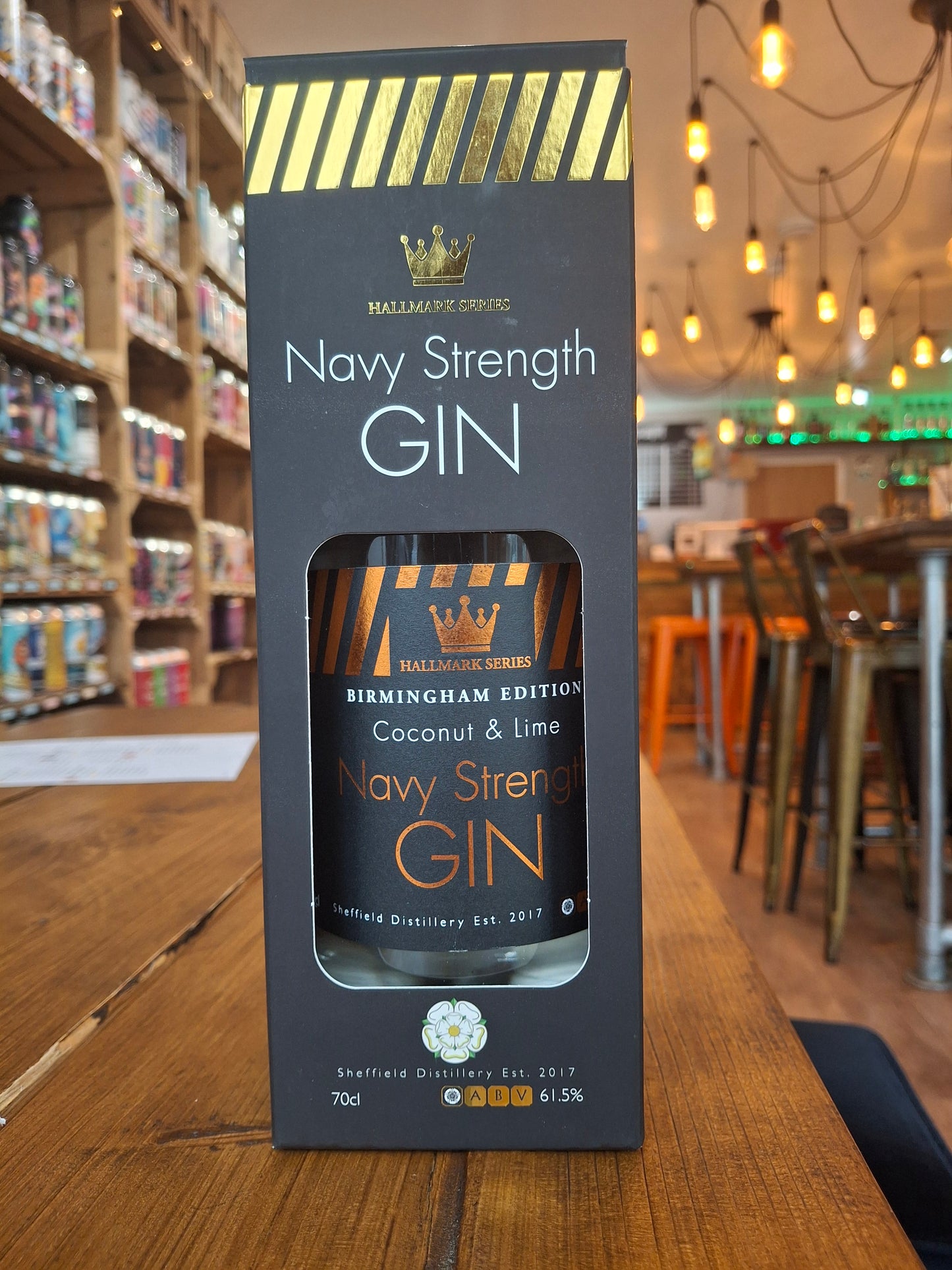 Sheffield Distillery - Hallmark Series Coconut & Lime  Gin Navy Strength   70cl