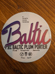 Triple Point Brewing - Baltic Plum Porter - 1 Litre Growler (inc growler Bottle)