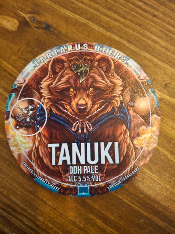 Tartarus Beers   - Tanuki -  1 Litre Growler (inc growler Bottle)