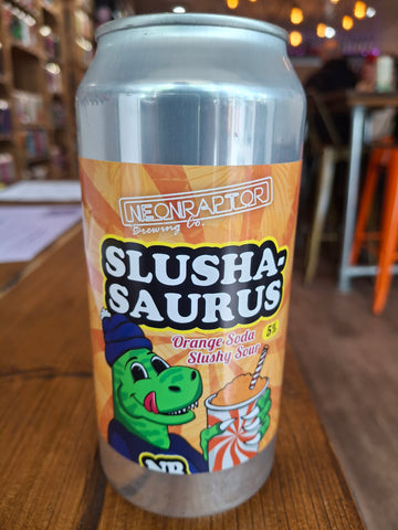 Neon Raptor Brewing Co. - Slusha  Saurus  Orange Soda