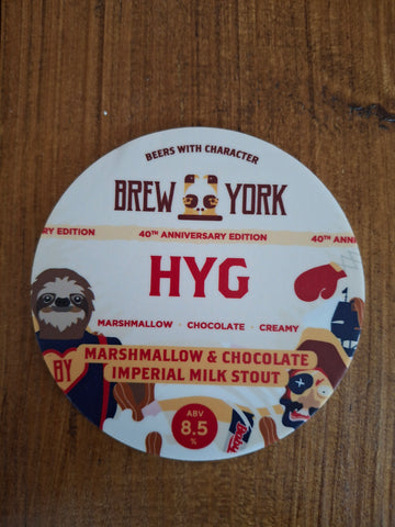 Brew York - HYG - 1 Litre Growler Refill