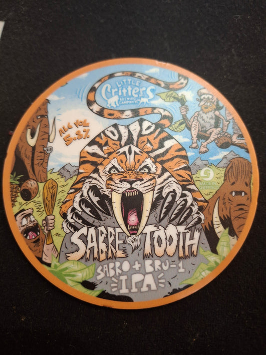 Little Critters - Sabre Tooth   - 1 Litre Growler (inc growler Bottle)