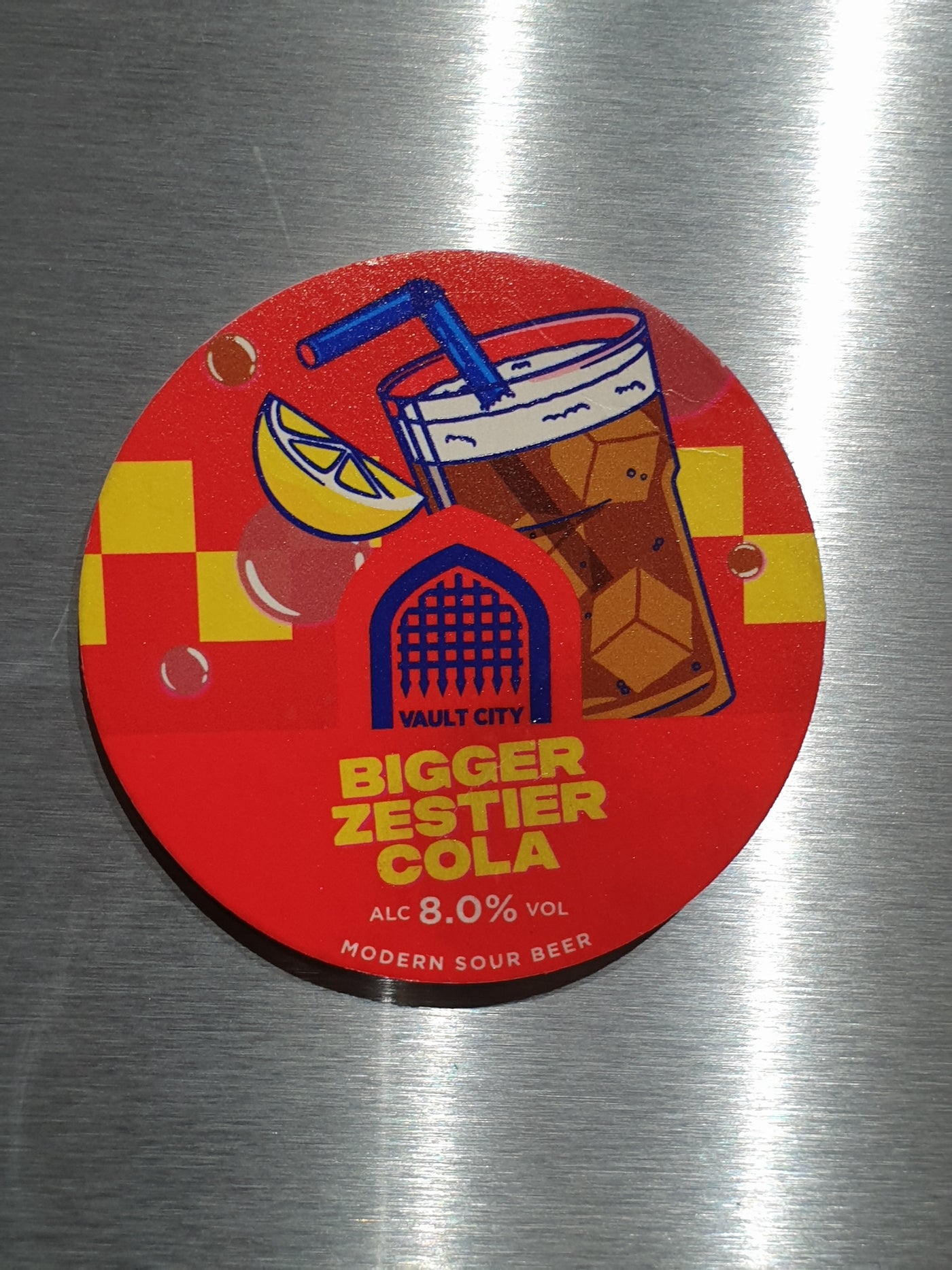 Vault City  - Bigger Zestier Cola   -   1 Litre Growler Refill
