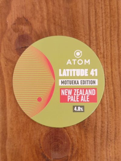 Atom Brewing - Latitude 41 - 1 Litre Growler (inc growler Bottle)