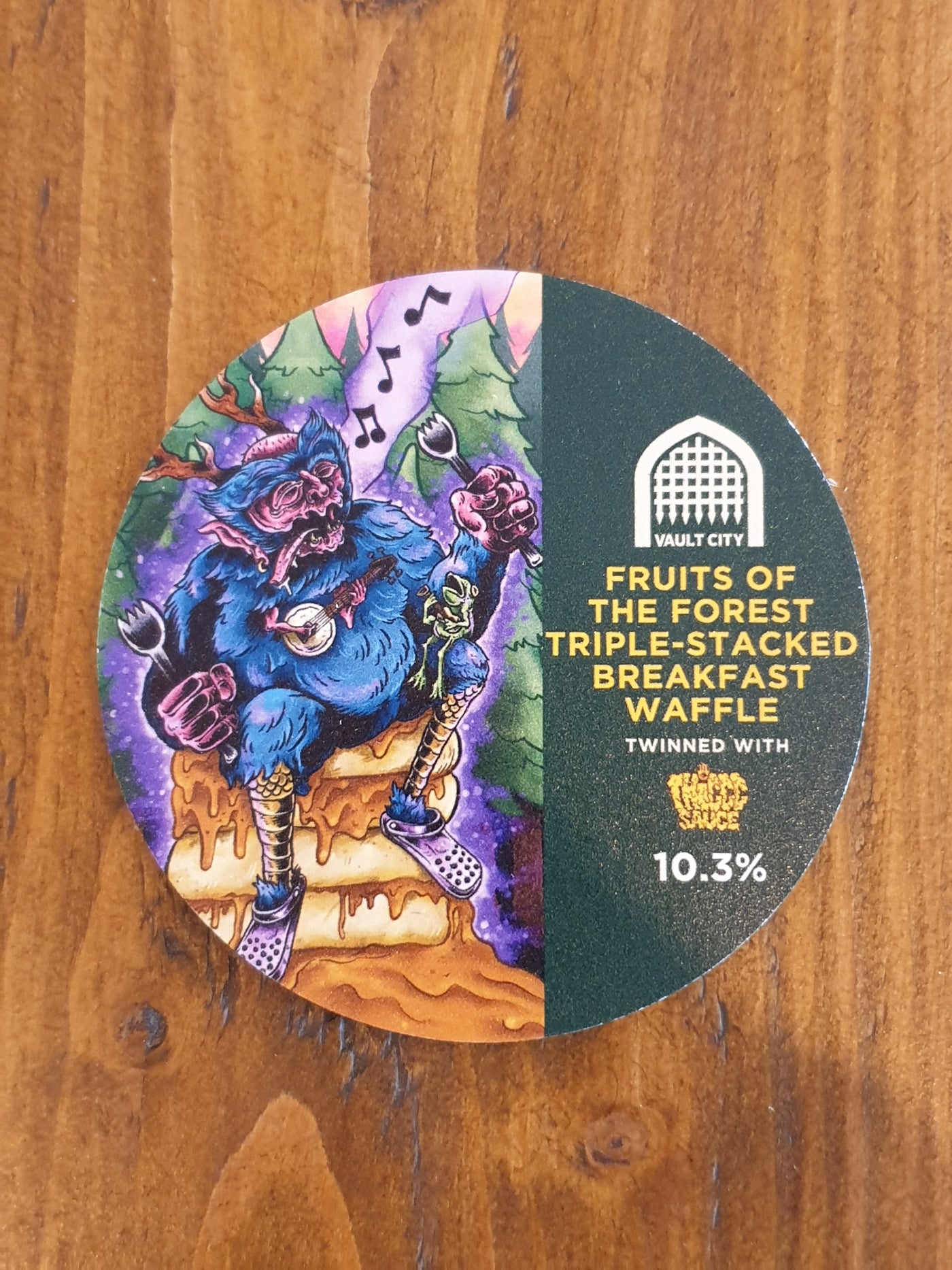 Vault City - Fruits of the Forest Triple-stacked Breakfast Waffle - Draft