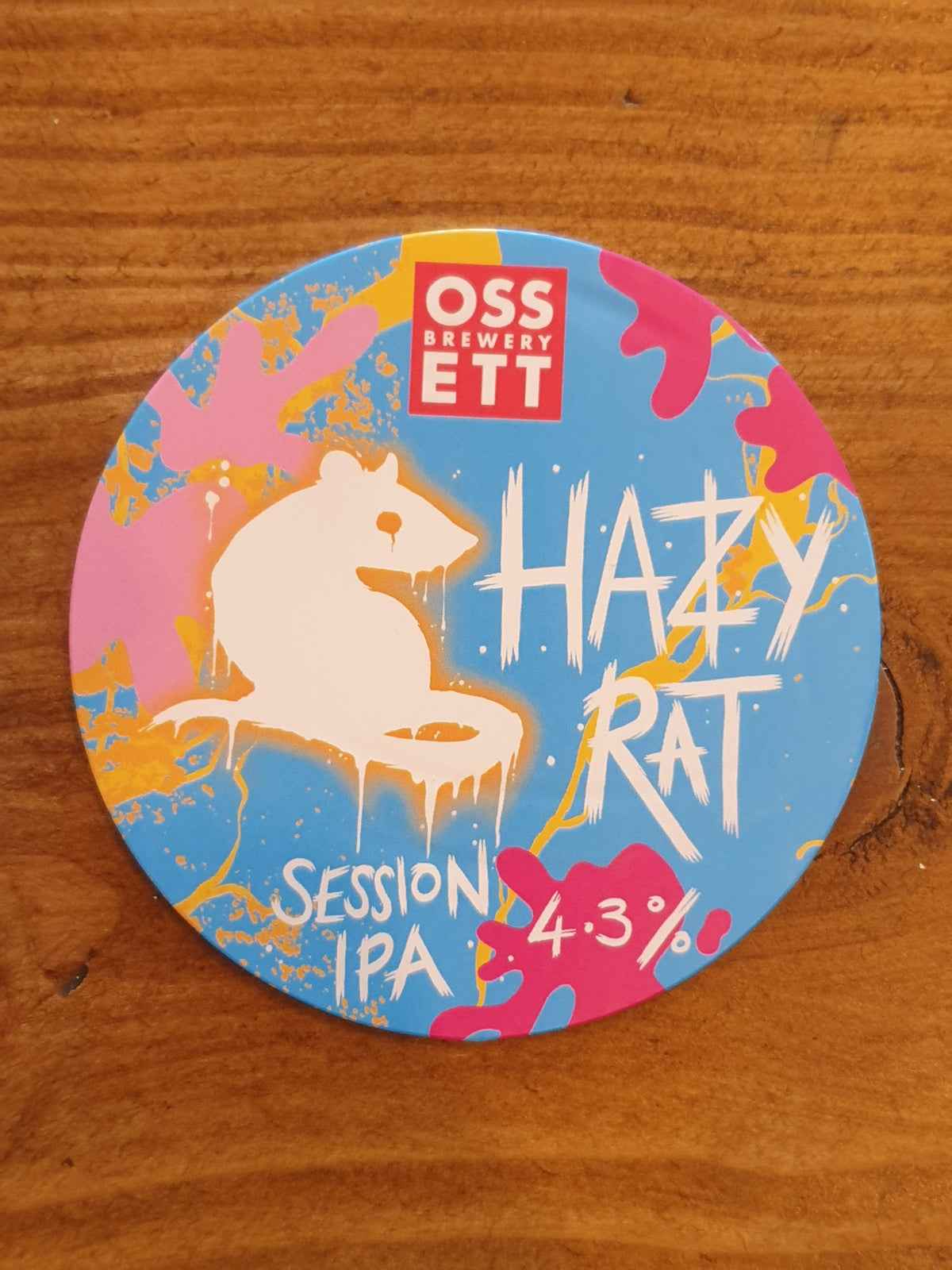 Ossett Brewery - Hazy Rat - 1 Litre Growler (inc growler Bottle)