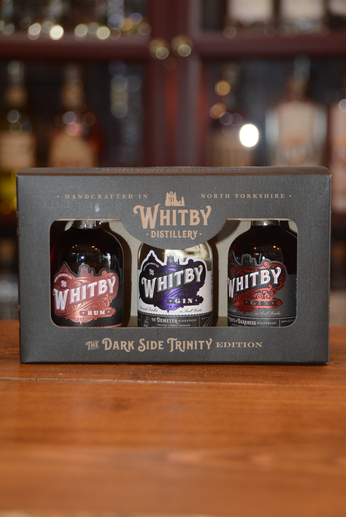 Whitby Gin - The Dark Side Trinity  Gift Set 3 x 5cl