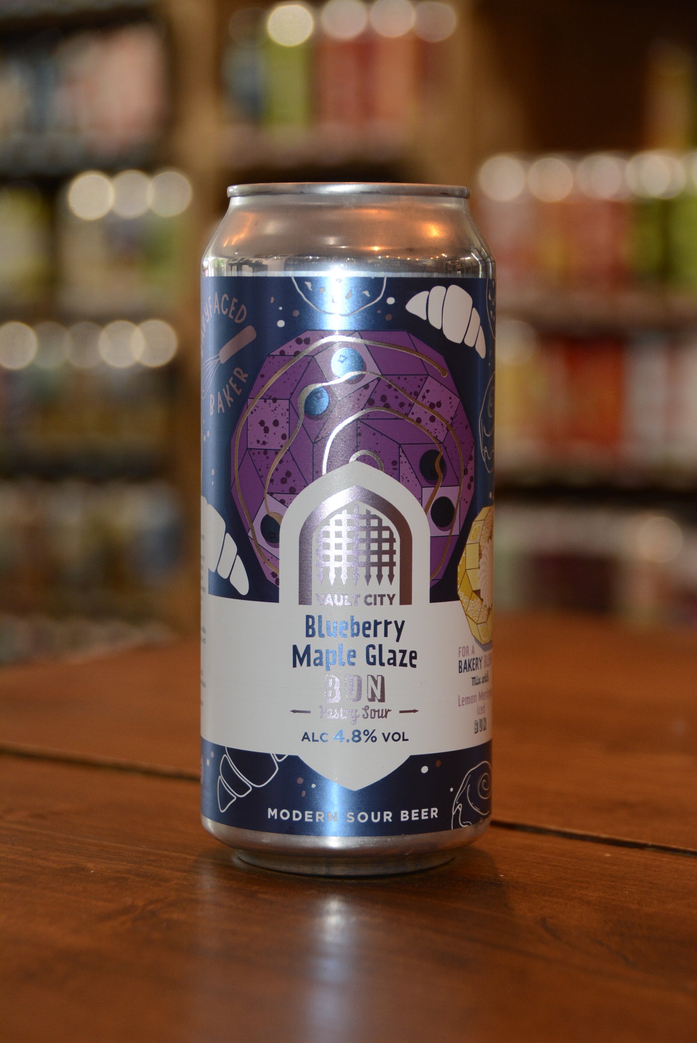 Vault City - Blueberry Maple Glaze Bun