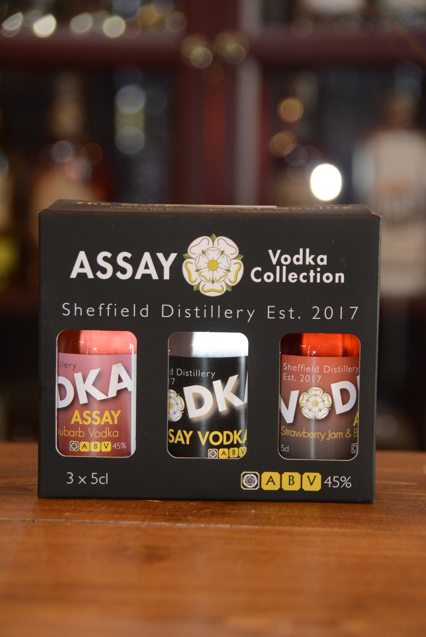 Sheffield Distillery - Assay Vodka Collection Gift Box 3 x 5cl