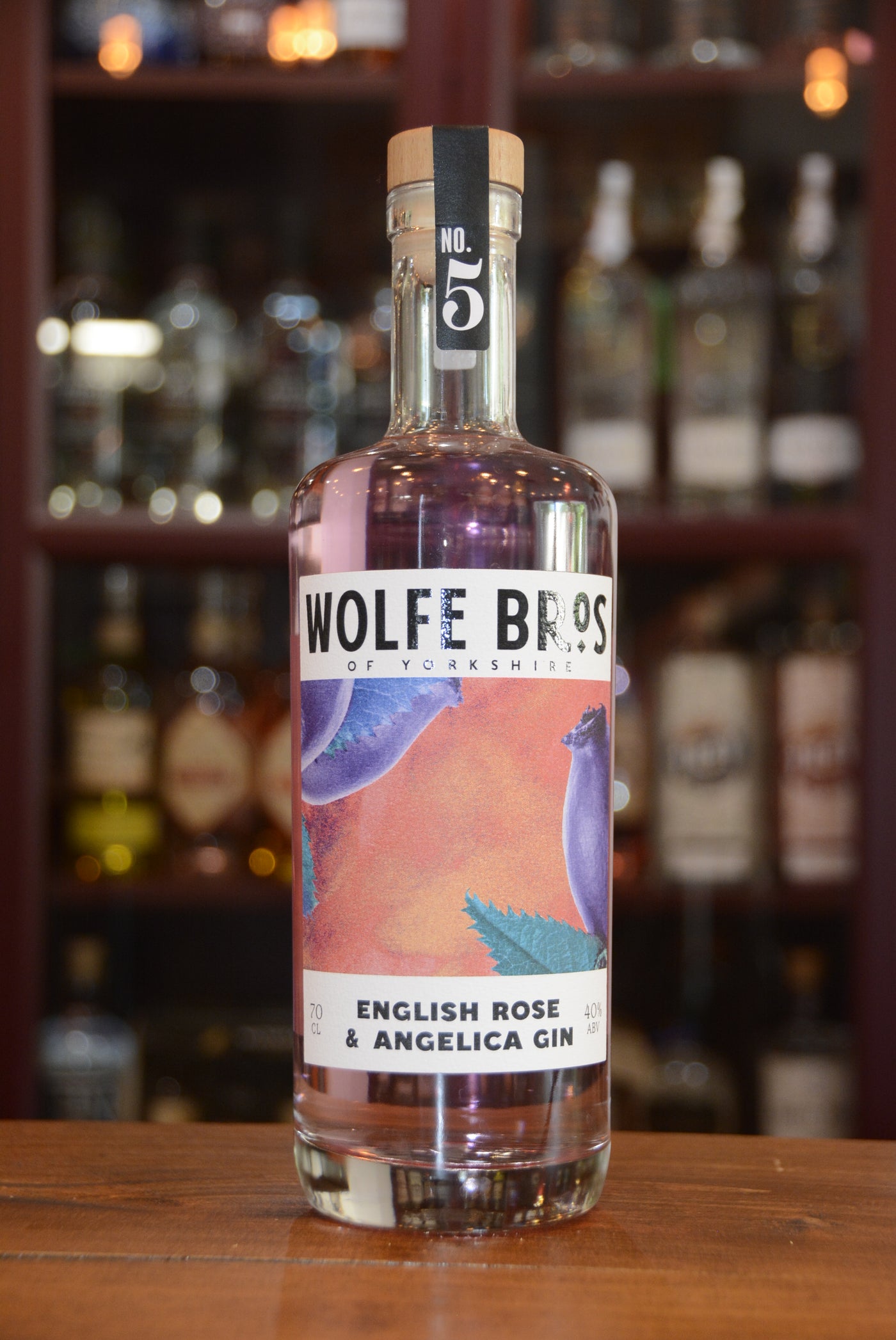 Wolfe Bros  - English Rose & Angelica  Gin  70cl
