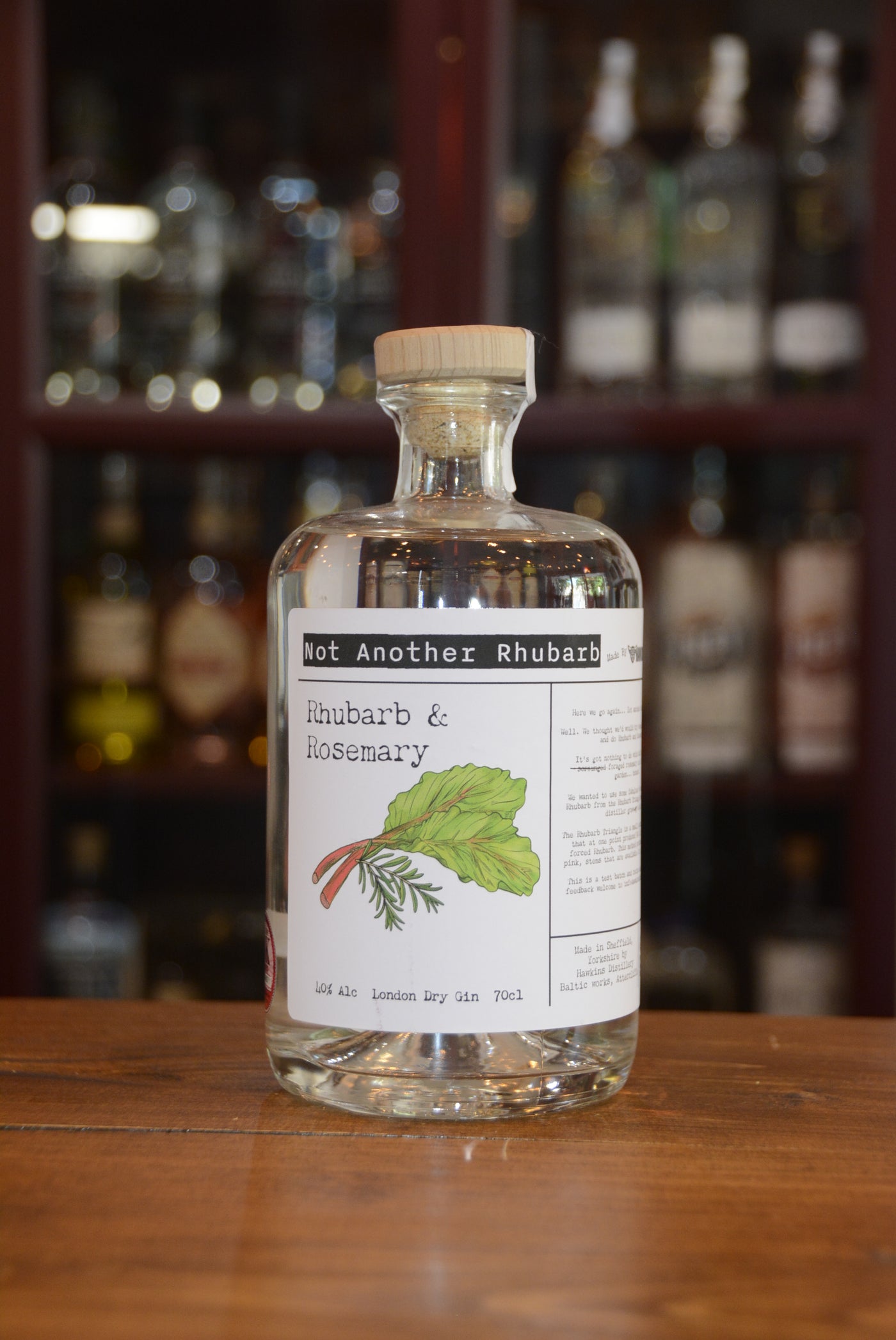 Hawkins  Distillery - Rhubarb & Rosemary  Gin 70cl