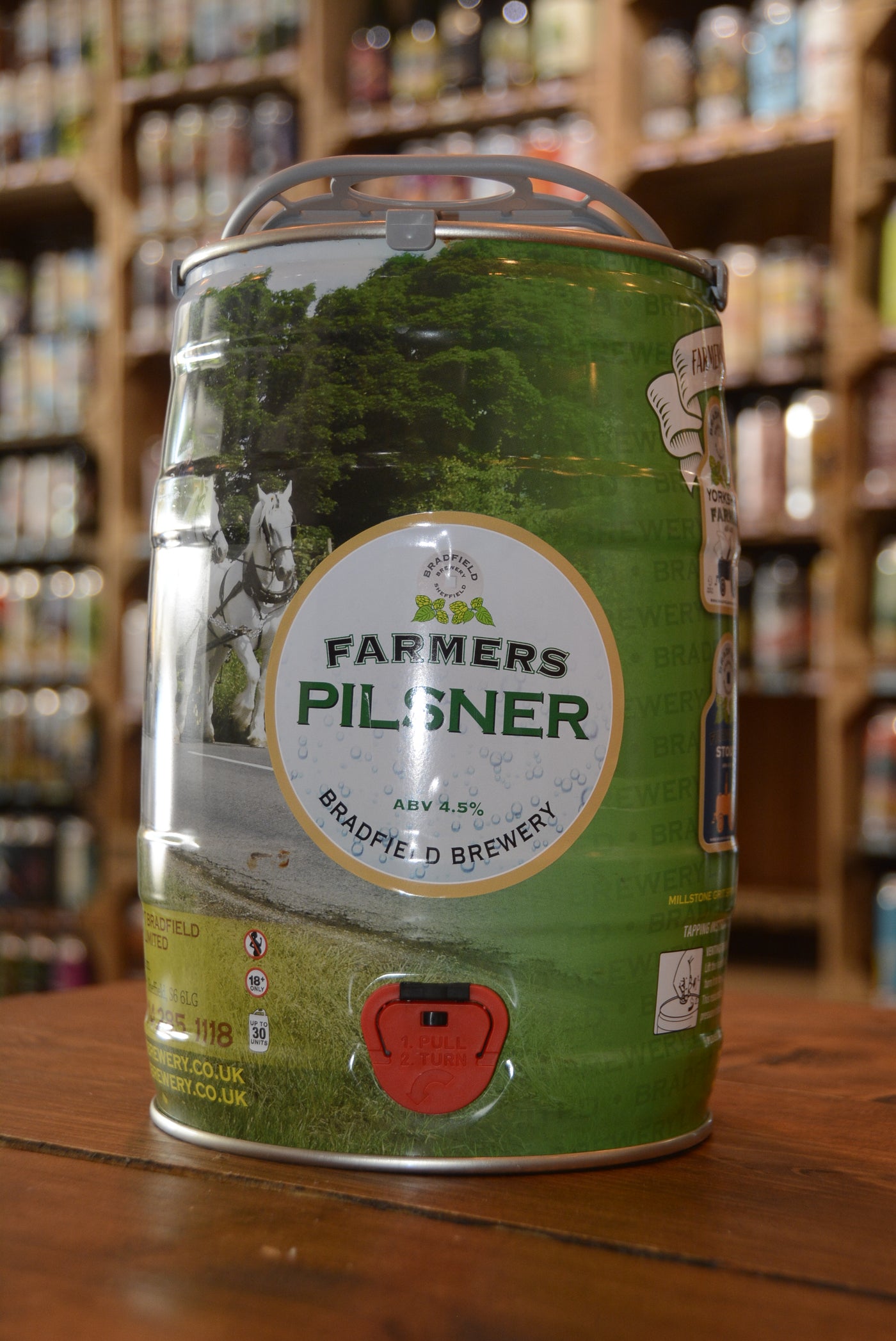 Bradfield Brewery - Farmers Pilsner - 5l Mini Keg