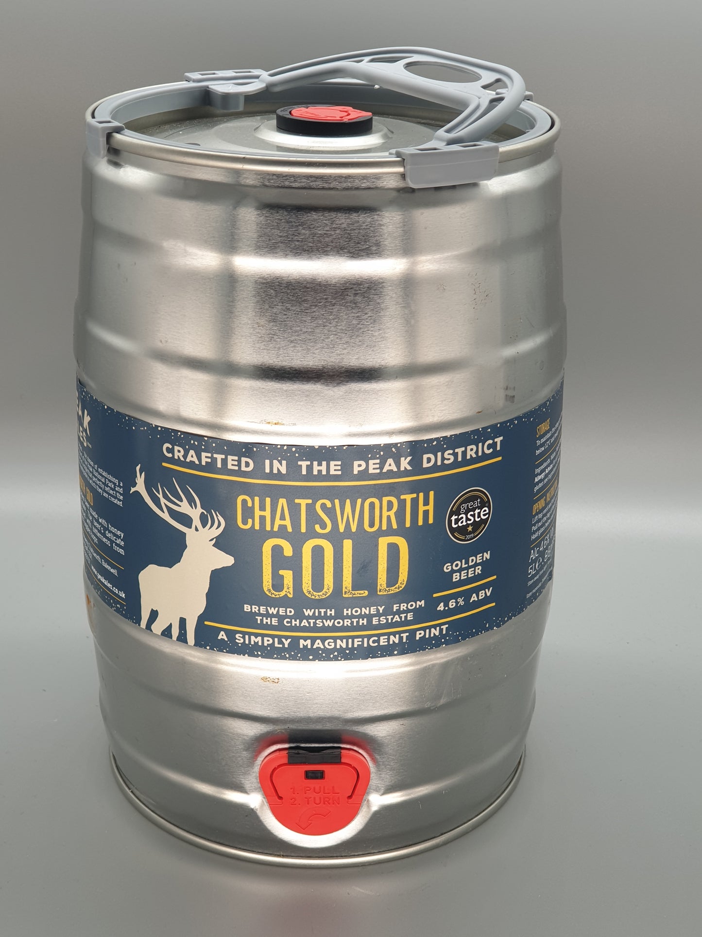 Peak Ales - Chatsworth Gold 5l Mini Keg