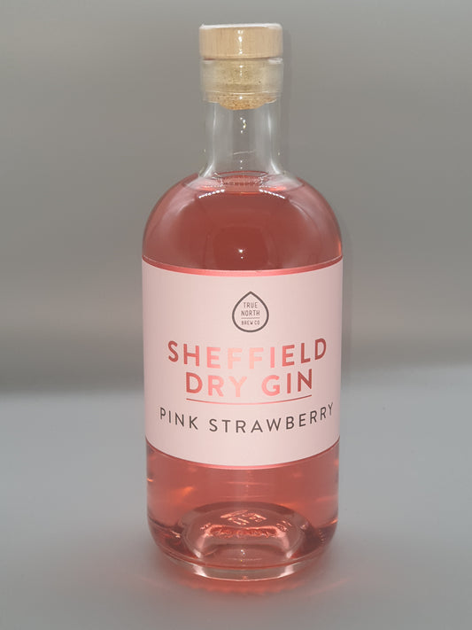 True North Brew Co - Sheffield Dry Gin Pink Strawberry  70cl