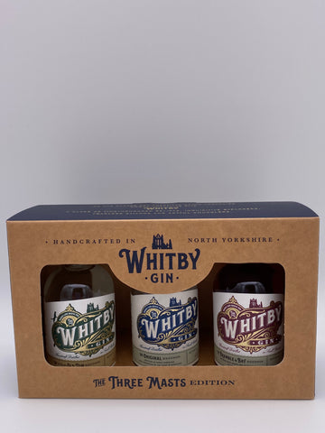 Whitby Gin - Three Masts Gift Set 3 x 5cl